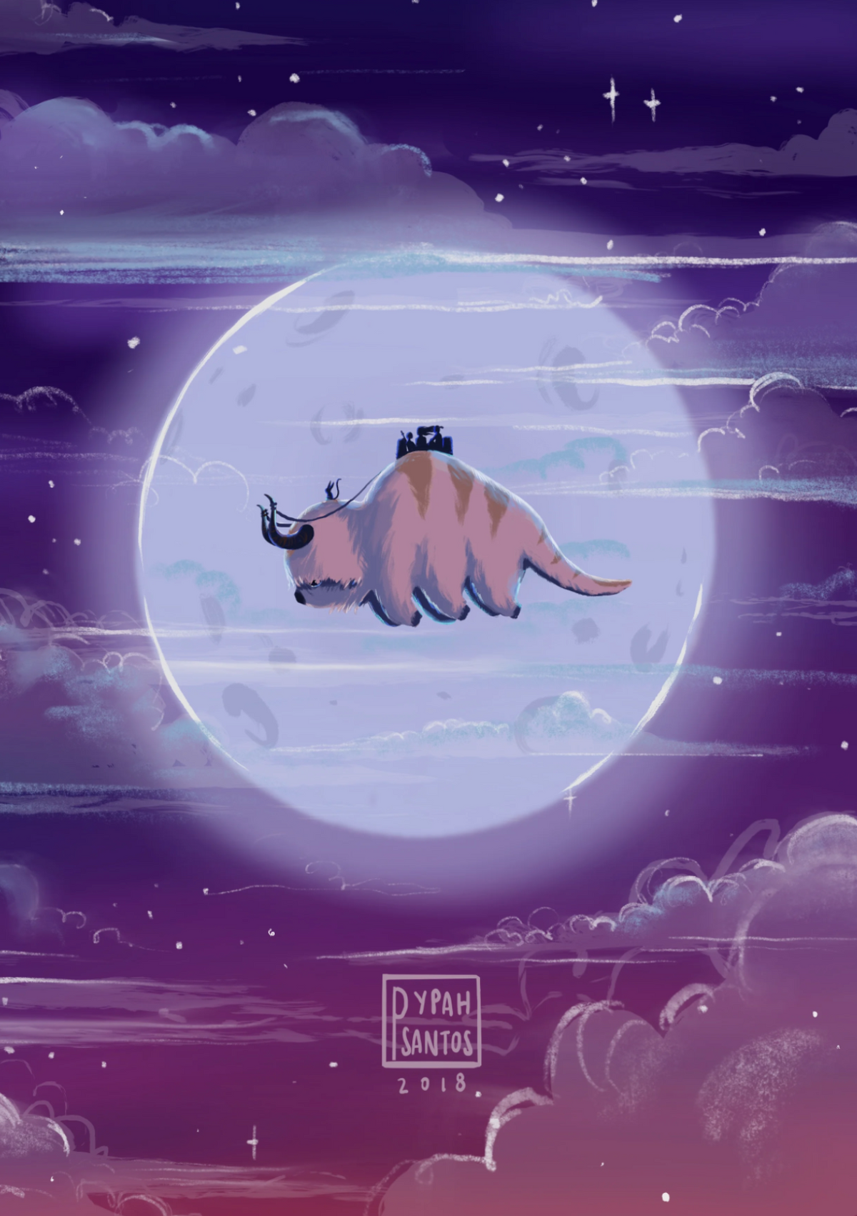 Avatar The Last Airbender Appa print