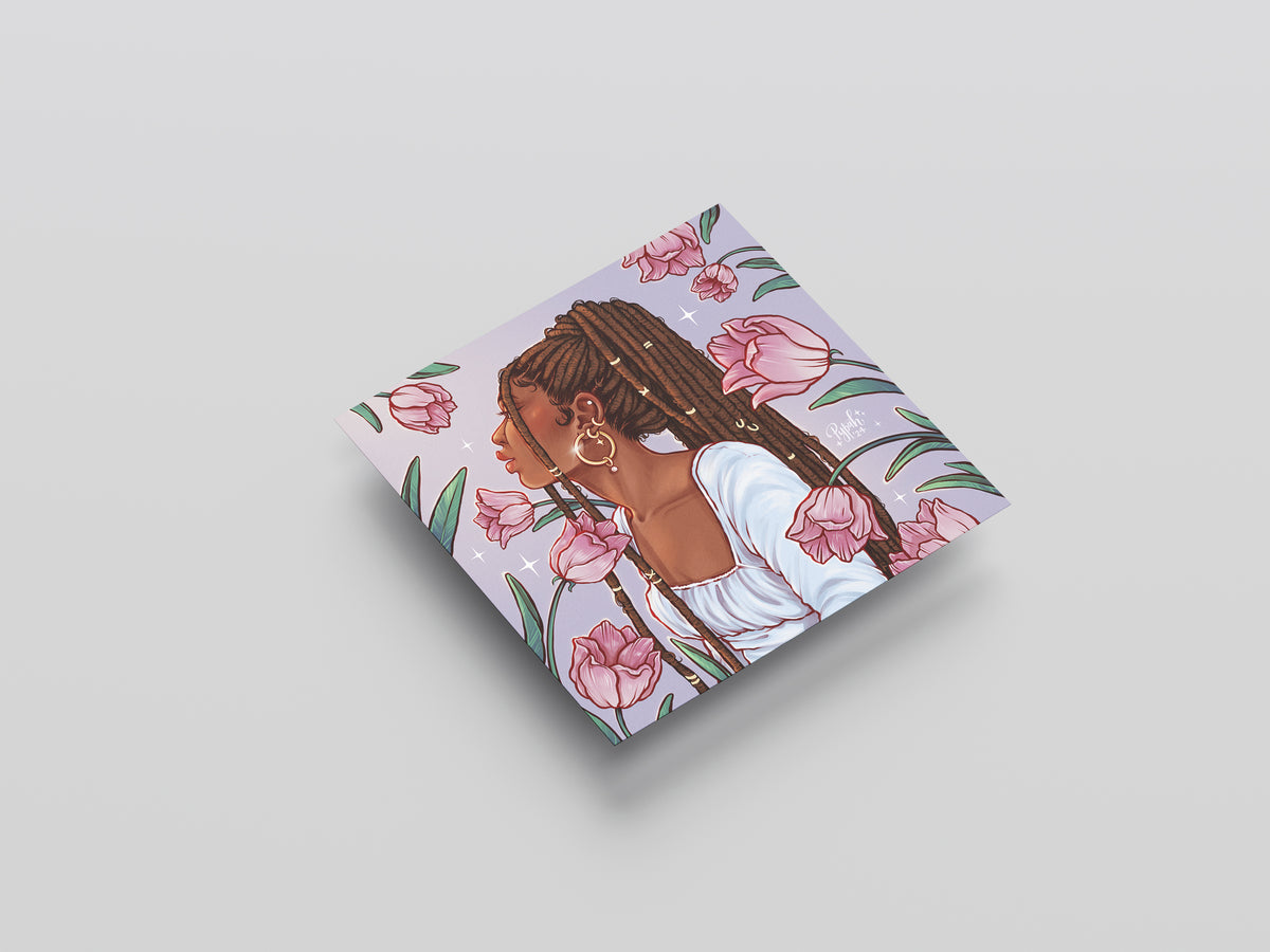 "Softness" A4 Square Art Print