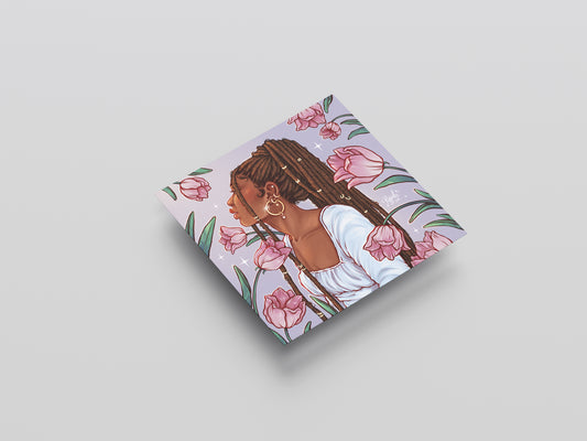 "Softness" A4 Square Art Print