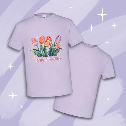 'Still Blooming' Lavender Tee