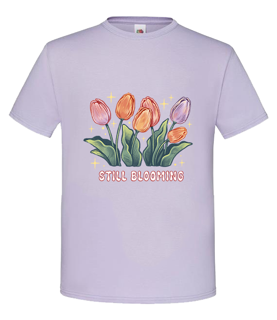 'Still Blooming' Lavender Tee